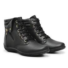 Women's Ankle Boot, Lightweight And Durable - Negro - Ver 4