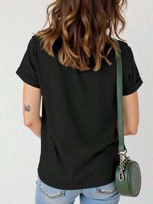 Camiseta Fresca de Verano Casual Vintage con Estampado de Leopardo y Estampado de Jesús, Camiseta Casual de Moda - Negro - Ver 2
