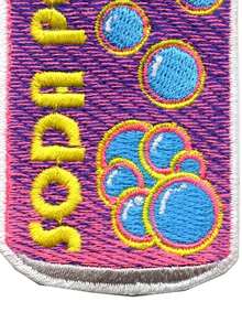1pc Soda Pop 100% You Patch Animated Cartoon Singers Embroidered Iron On - Multicolor - View 5