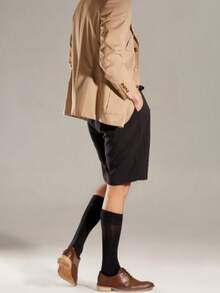 1 par de calcetines premium de media caña para caballero, diseño inspirador - "Elegancia" Calcetines de vestir de seda suave para hombres - Multicolor - Ver 10