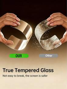 Juego de 3 en 1: 2 piezas de protector de pantalla de vidrio templado de alta definición + 1 pieza de protector de lente transparente. Este producto está hecho de vidrio templado de alta dureza con excelentes propiedades resistentes a los arañazos y al desgaste, no es fácil de rayar durante el uso diario. Adecuado para el hogar, la oficina, la biblioteca, el transporte y otros escenarios para satisfacer las necesidades de protección en múltiples escenarios. Compatible con iPhone y otros modelos. - transparente - Ver 2