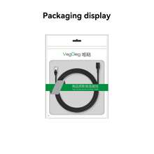 Cable de extensión Ethernet Gigabit CAT6 VegGieg, conector RJ45 macho a hembra blindado de cobre puro, extensor de red para computadora doméstica y router, 0.5m/1m/1.5m/2m/3m/5m - Ver 12