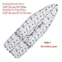 1Pc Durable Ironing Board Cloth Universal Thickened Ironing Board Cover Pad Resistant Scorch Heavy Heat Resistant Printed Padded - A - View 15