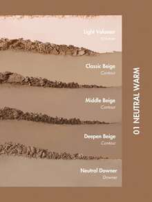 Rom&nd Better Than Contour 01 NEUTRAL WARM 20.5g/0.72oz，柔霧慕斯模糊質感，易疊加陰影，鼻樑與臉頰多用途，壓紋磁吸外殼，適合初學者，K-Beauty 韓系彩妝，Olive Young，禮品 - 01 NEUTRAL WARM - 查看 4