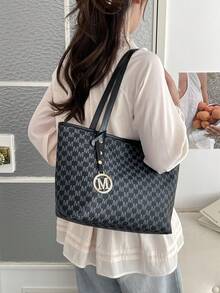 Nuova Borsa a Tracolla Versatile di Alta Qualità e Ampia Capacità, Adatta per Lavoro e Tempo Libero - nero - Visualizzare 5
