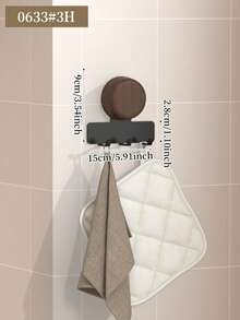1 pieza Estante de almacenamiento de cocina montado en la pared con ganchos - Fácil de ensamblar, diseño plegable, para almacenar utensilios, especias, cuchillos, espátulas y cucharones, estante de almacenamiento ahorra espacio para la cocina y el comedor - Organizador de cocina y estante de almacenamiento de estructura de metal resistente - Estante de almacenamiento - Ver 13