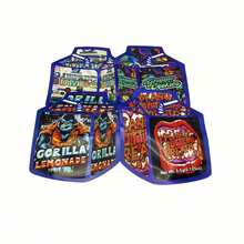 50 Bolsas de Mylar Holográficas con de Lata de Jugo, Brillantes y Reutilizables, para Dulces, Snacks, Gomitas, Recuerdos de, 3.5g - 50 unidades de color aleatorio - Ver 4