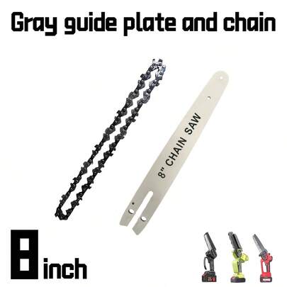 Bộ xích và thanh dẫn hướng 8 inch, phù hợp với cưa xích 8 inch, cưa cầm tay, dùng để cắt tỉa, làm vườn, sử dụng ngoài trời và cắt gỗ, phù hợp với nhiều mẫu máy, dễ lắp đặt, dễ mang theo.