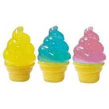 Gradient Color Malt Ice Cream Squeeze Toy, Stress Relief Toy - Multicolor - View 4