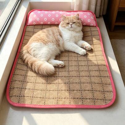 1pc Pet Cooling Mat Dog Summer Cooling Pad Pet Cooling Bed Pet Supplies Washable Cooling Mat For Cats  Dogs