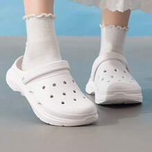 Skechers Dép xăng đan thể thao nữ kiểu dáng kẹo cao su mây | Đệm siêu nhẹ, thoáng khí MAX CUSHION - trắng - Xem 2