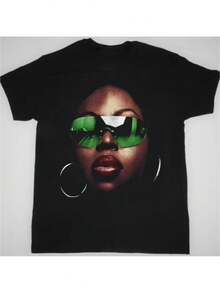 Dam-T-shirts - Svart - Visa 1
