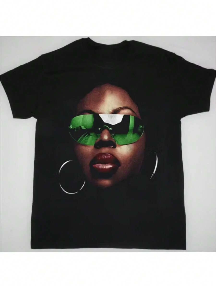 Dam-T-shirts - Svart - Visa 1