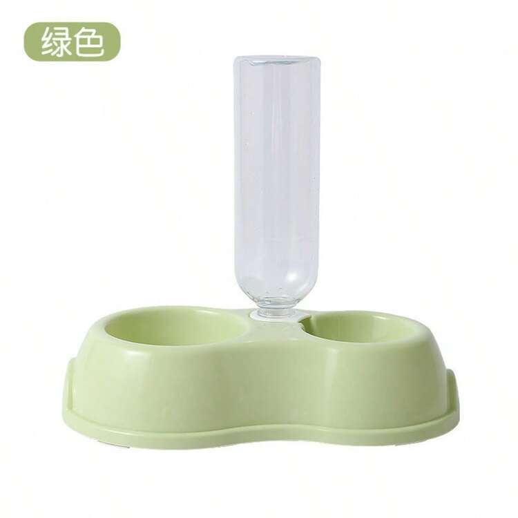 宠物饮水器，自动饮水器，塑料双碗猫咪水食碗，宠物用品，狗碗，双碗猫狗食盆，宠物狗饮水器 - 多色 - 查看 8