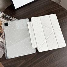 1 件装浅粉色波点平板电脑保护套，带笔槽，兼容 iPad 10.9/10.2/ Air 第五代/Pro 11/第十代/9.7/Air 2/（第七代）/（第八代）/ Air 4/5/ Pro 11/ 第十代 10.9 英寸 2022 款智能保护套/ Air 13 (M3 2025)/ Air 11 (M3 2025)/ Air 11 (M3 2025)/ 11 (A16 2025)/ 兼容 Galaxy Tab S10+/S9/A9、小米 5/5PR/6/6PRO/7/7PRO、OPPO Pad、华为 MatePad 和荣耀平板电脑。 - 彩色 - 查看 8