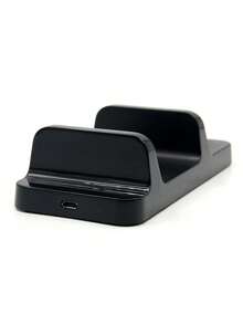 Estación de carga dual DOBE para controladores PS, carga rápidamente 2 controladores simultáneamente, compatible con /Slim/Pro, compacta, antideslizante y estable, carga y almacenamiento 2 en 1, accesorio esencial para escritorio de jugadores - Negro - Ver 2