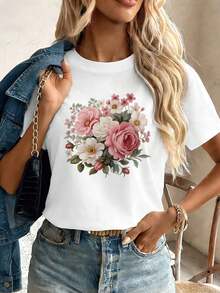 Women T-Shirts - White - View 1