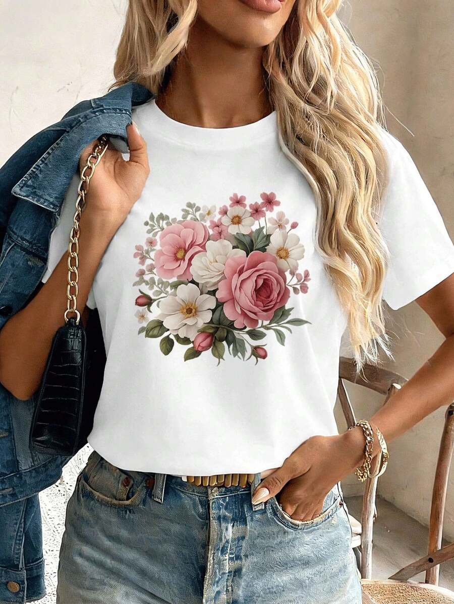 Women T-Shirts - White - View 1