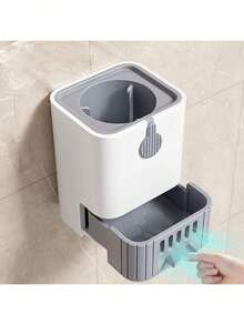 1 Set Of  Toilet Brush, Toilet Cleaning Brush, Suitable For Daily Toilet Cleaning, Simple And Efficient - White - View 4