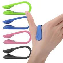 1 pieza Masajeador ergonómico de punto de acupresión del pulgar, accesorio portátil de relajación, herramienta compacta de comodidad manual, alivia la fatiga y calma las emociones, artículo práctico de cuidado personal diario y pequeño regalo - Talla única al azar - Ver 7