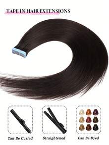 150grams Tape In Hair Extensions Human Hair,#60 Platinum Blonde 16-26inch,20Pcs/50Grams,100% Brazilian Remy Tape Ins Real Human Hair Extension,Christmas Birthday Gift For Women, Perfect For Daily Party & Wedding Use, 4-5 Packs To Add Length & Volume - S2 - 查看 6