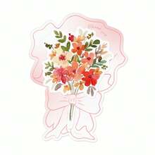 Thiệp Cảm Ơn Bó Hoa Chữa Lành, Thiệp Chúc Phúc Tiếng Anh Không Theo Quy Cách, Thiệp Nhỏ Trang Trí Bao Bì Quà, Giao Hàng Ngẫu Nhiên - Xem 5