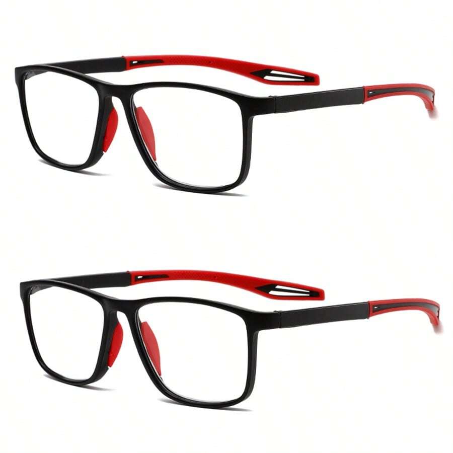 2 piezas Gafas de lectura plegables y ligeras, duraderas, unisex