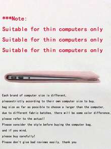[Delivery Within 2-7 Days In The United States]Cute Laptop Sleeve Bag, 14Inch Laptop Carrying Case Laptop Protective Cover, Laptop Protective Case, Laptop Carrying Case, Laptop Bag Laptop Case, Suitable For School, Office, And Commuting Back To School Stuff Bag For School Work Laptop Bag For Women College Essentials Laptop Sleeve, Purse Essentials Items, Storage Bags, Purse Accsesories, Charger Organizer, Electronics Pouch, Charger Bag, Digital Camera Case, Portable Charger, Side Pocket And Faux Pearl Handle | Fits Air/Pro 13, Pro 14, HP, Fashion Laptop Accessories – Fits Most Up To 14", Travel Essential, Travel Necessities, Stocking Stuffers For Women, Cruise Essential - Xem 11