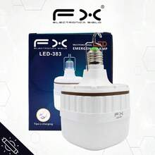 Rechargeable Portable LED And USB Emergency Lamp - White - View 4