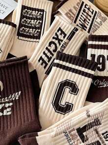 7 đôi tất cổ ngắn thoải mái, thoáng khí, phối ngẫu nhiên - Nhiều màu - Xem 11