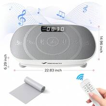 MERACH CV30 Pro Vibration Plate Exercise Machine, Whole Body Workout Equipment For Women, Bluetooth And Silicone Pedal, Vibration Plate With Auto Mode, Vibrate Fitness Platform For Home - 美規A型插(110-127V) - 查看 12