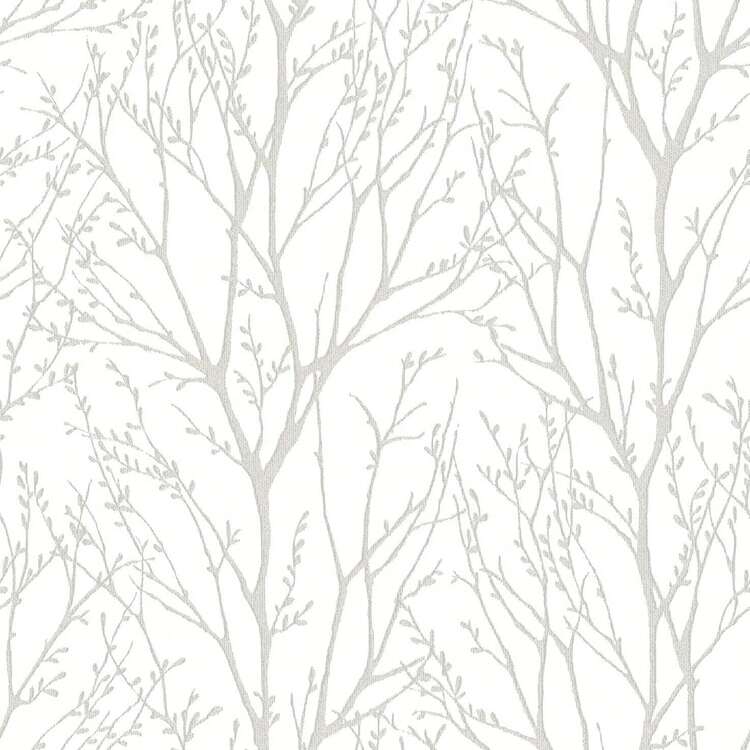 Papel tapiz autoadhesivo con patrón de ramas de árbol gris, papel tapiz de estilo natural, papel tapiz con patrón de ramas de árbol moderno, papel tapiz removible, material de vinilo autoadhesivo, adecuado para muebles, manualidades y paredes - 1PC - Añade 11