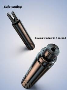 1 pieza Martillo de de emergencia con cortador de cinturón de , rompedor de ventana de coche portátil y herramienta de escape, martillo de multifuncional para automóvil - martillo de - Ver 8