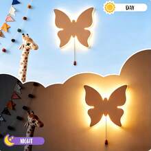 1/2 Packungen Hängende Nachtlichter: Wolken, Sterne, Mond, Schmetterlinge und mehr LED-Nachtlichter mit Zugschalter - perfekt für Kinderzimmer, Kindergärten und Spielzimmer - polychromatisches Licht - Übersicht 10