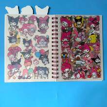 SANRIO 27pcs Cute Cartoon Sticker Combination Notebook, DIY Scrapbooking Material - Sticker - View 11