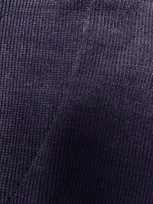 Women's Ribbed Tracksuit Set, Hooded Pullover, Cuffed Sweatshirt, Straight-Leg Trousers With Belt, Pockets, Spring Autumn Casual - Purple - View 4