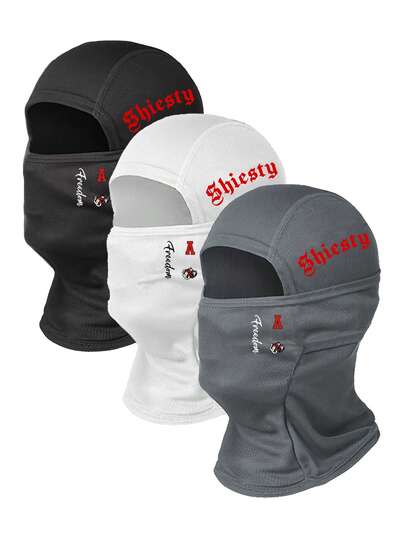 1pc/2pcs Unisex Printed Hooded Cap, Outdoor Sun Protection, Windproof, Suitable For Daily Wear, Hiking, Vacation, Fishing, Etc.