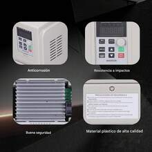 110V Input Single-Phase Inverter With 220V Three-Phase Output, 1500W Motor Speed Controller For Three-Phase Motor Speed Regulation, Variable Frequency Drive (VFD), 110V AC Input And Output Single-Phase Inverter, - Grey - View 7