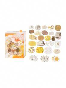 1 Pack 50pcs Creative Polka Dot Asymmetrical Circle Stickers For Scrapbook DIY Collage Decoration Photo Album - Scattered Dots - View 16