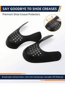10/5/1 Pair Shoe Crease Protectors Inserts For Sneakers, Anti-Wrinkle Toe Guards For Most Athletic & Casual Shoes, Comfortable Shoe Crease Shields Fit Men US 7.5–12 & Women US 5–8.5, Lightweight Shoe Care Accessories For Daily Wear - Multicolor - View 6