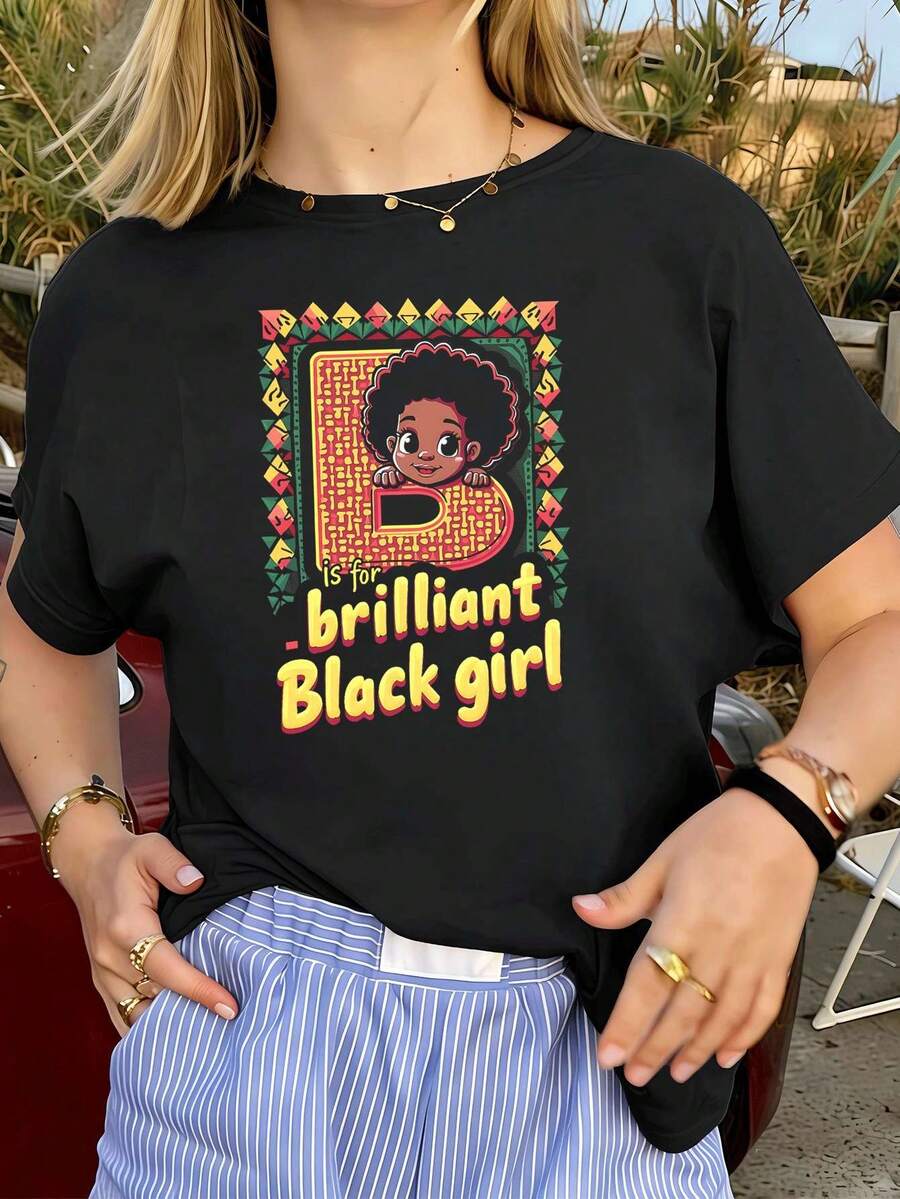 Women T-Shirts - Black - View 1