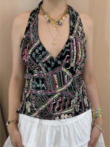 Women Tank Tops & Camis - Black - View 1