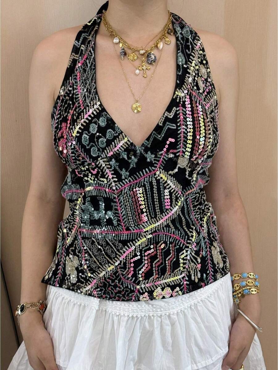 Women Tank Tops & Camis - Black - View 1