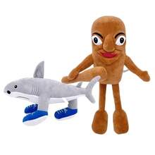 Tralalero Tralala Tungtungtung Sahur Plush, Italian Brain Rot SHARK Plush, Animal Doll, Stuffed Animals, Stuffed Doll, Gifts - shanhaijing 2pcs - 查看 1