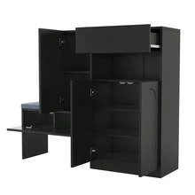 Storage Cabinets - Black - View 2