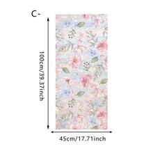1/4pcs Rainbow Flower Static Cling Window Film, Holographic Privacy Window Sticker, Removable Floral Decorative Window Film, Suitable For Home Balcony Living Room - Multicolor - View 13