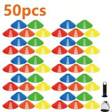 Competitive Sports Training Marker Discs, Lightweight And Durable Obstacle Courses, Soccer And Basketball Footwork Agility Training Marker Discs, Outdoor Training Aids. - MultiWarna - View 7