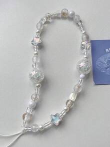 Keychain Making Supplies Jewelry Charms For Bracelets INS High-End Y2K Sweet Hot Girl Cute Handmade Phone Chain CCD Camera Lanyard Beaded Pendant - Clear - View 2