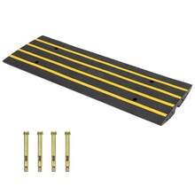 Techigher Rubber Kerb Ramp, Heavy Duty Threshold Ramp, Non-Slip Driveway Curb Ramp For Car Truck Step Doorways Sidewalk Wheelchairs Bike Scooter Pavement Motorhome - 1.2m - View 1