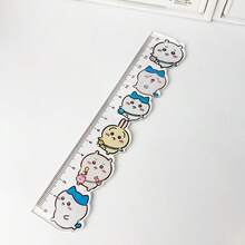 1支热销Giekawa亚克力尺，可爱亚克力尺，学生测量工具 | 生日派对纪念品，生日礼物，小礼物，实用小物 - 彩色 - 查看 4